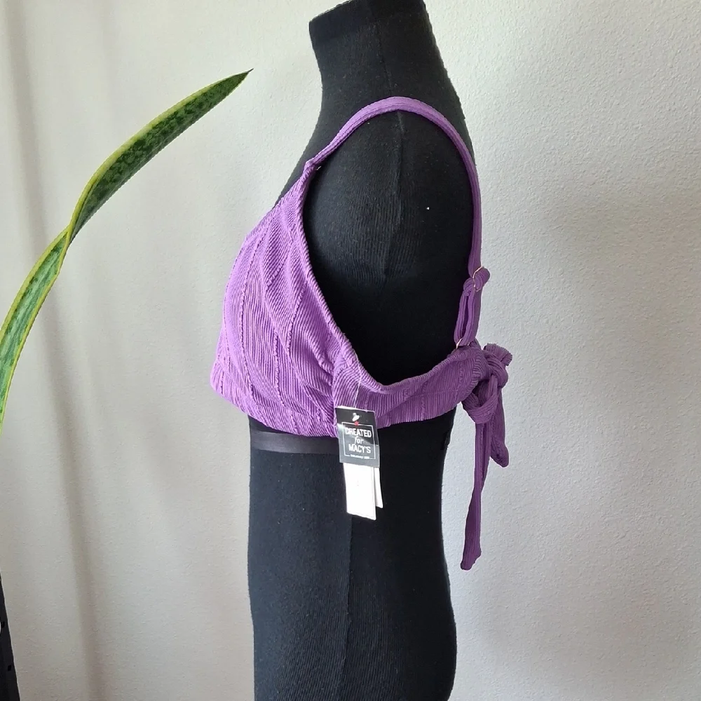Salt + Cove Purple Bikini Top - Picture 3 of 8